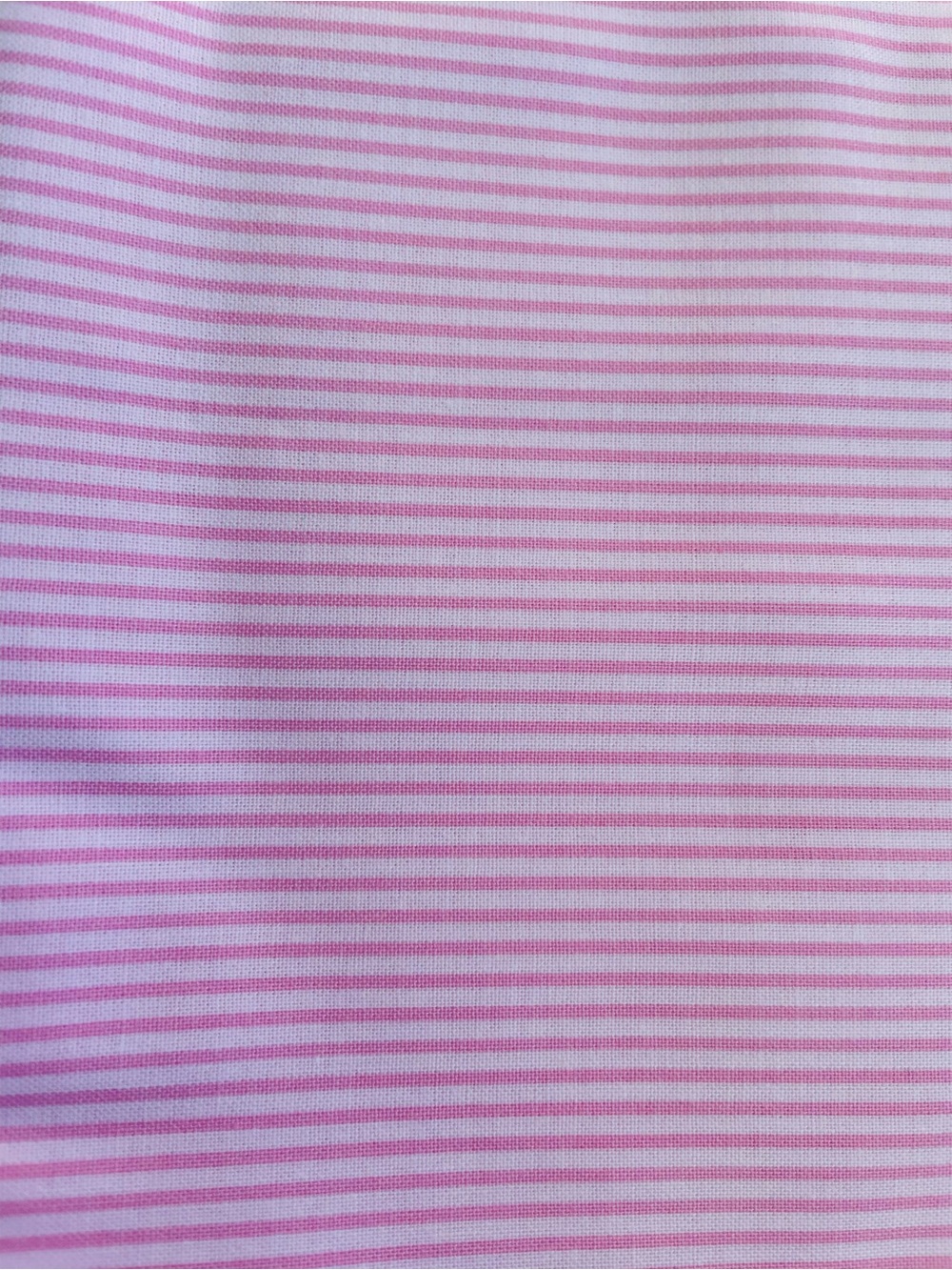 1y x 44" Striped Pastel Pink Cotton Fabric Quilting NOS